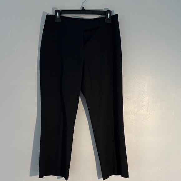 INC International Concepts Black Straight Leg Pants - Picture 1 of 7